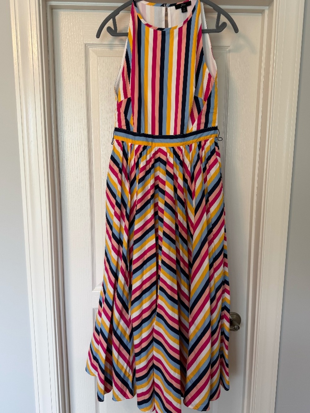 J Crew Striped Corrina Dress NWT Size 6